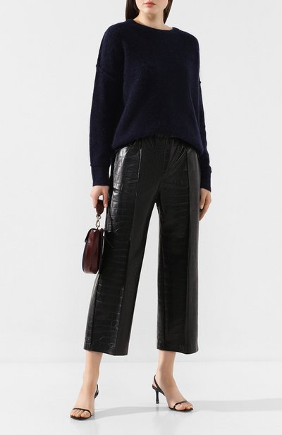 Свитер BY MALENE BIRGER темно-синего цвета по цене 27250 руб., арт. Q67273001Z/BIAGI0, фото 2 Свитер BY MALENE BIRGER, арт. Q67273001Z/BIAGI0, фото 2