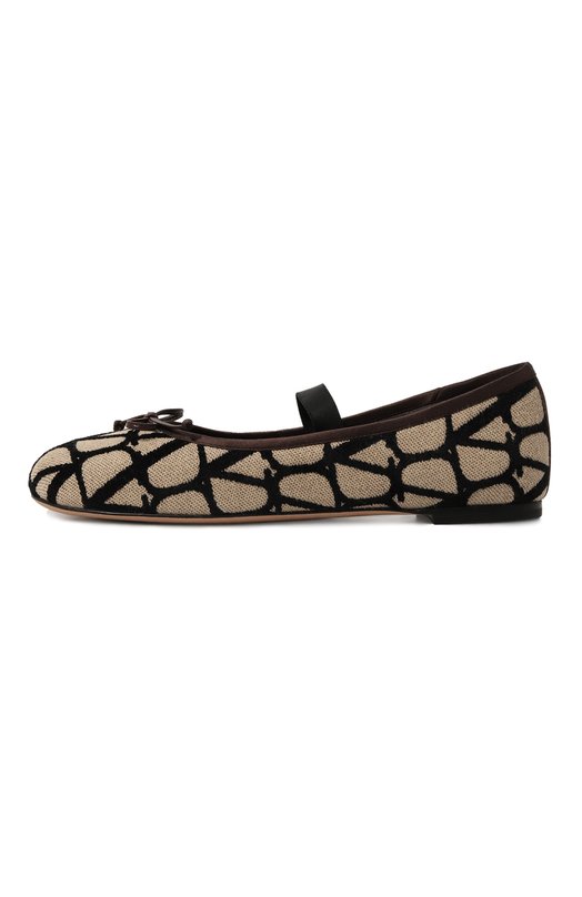 Текстильные балетки Iconographe Valentino 3W2S0HE8/QPG Чёрный  3W2S0HE8/QPG Фото 4