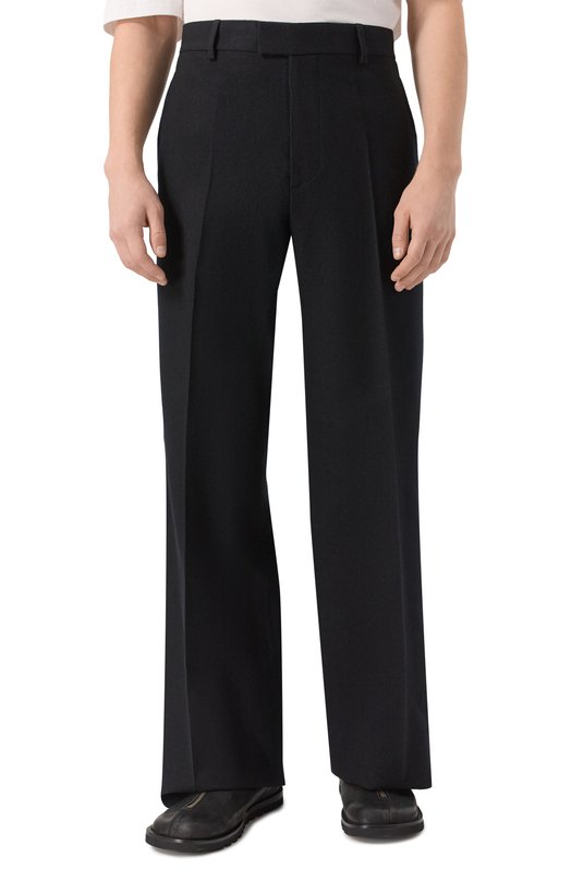 Шерстяные брюки Ann Demeulemeester B0011607/FA207 Чёрный  B0011607/FA207 Фото 3