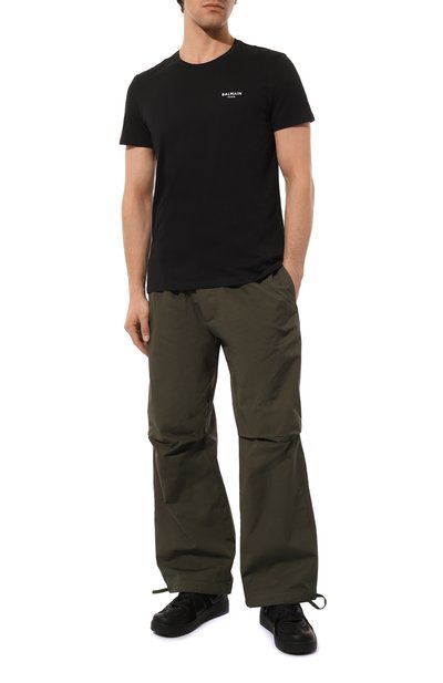 Хлопковая футболка BALMAIN, арт. YH0EF000BB04/EAB, фото 2