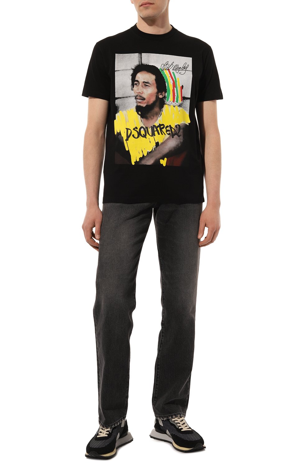 Хлопковая футболка DSQUARED2, арт. S71GD1250/S23009, фото 2