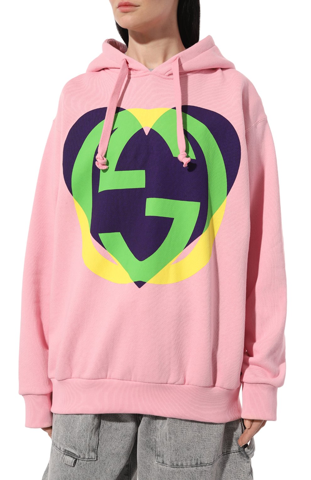 Хлопковое худи GUCCI, арт. 615061/XJD6Z, фото 3