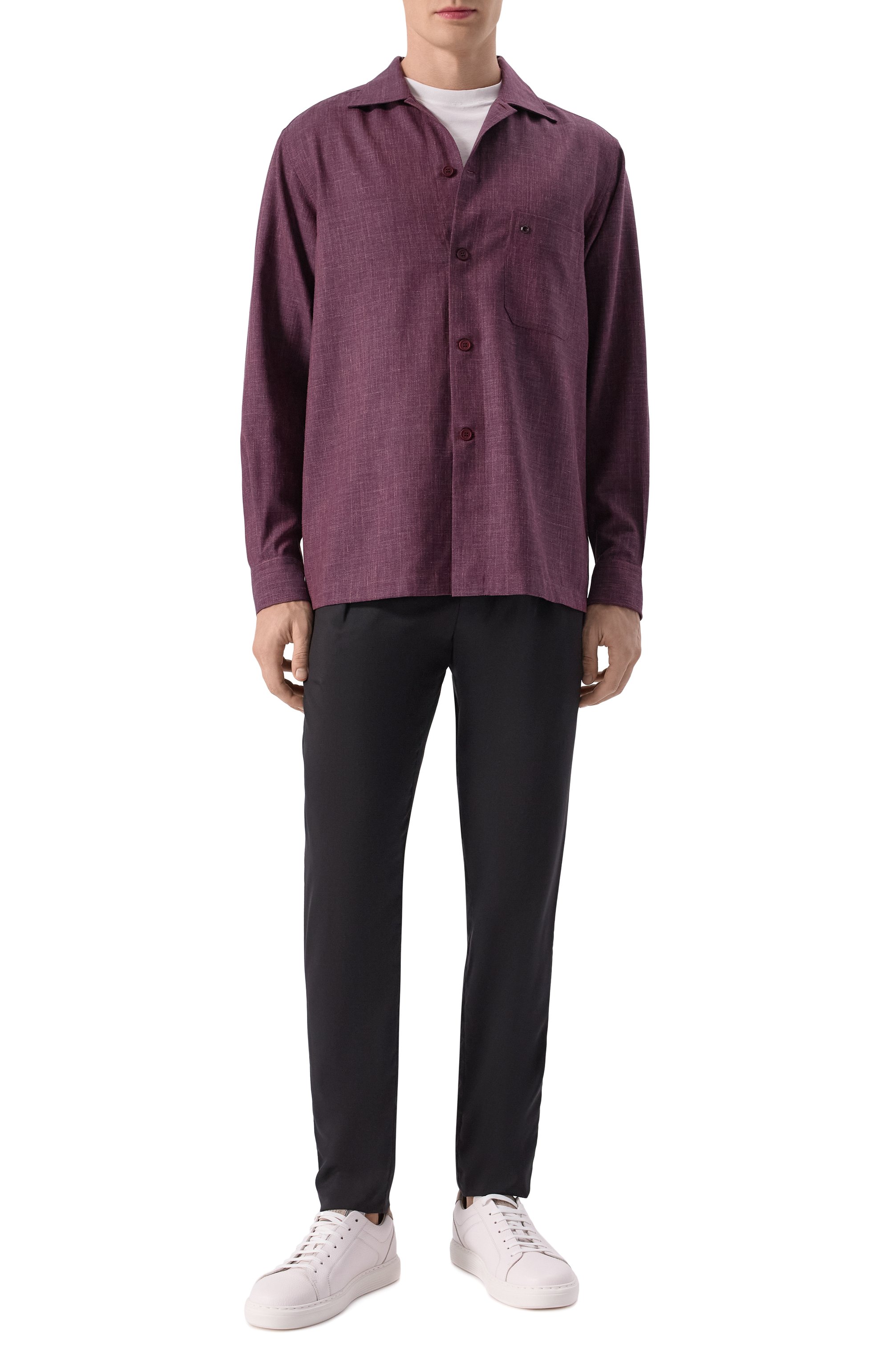 Рубашка из шерсти и шелка STEFANO RICCI, арт. SP007777/WKL04S, фото 2