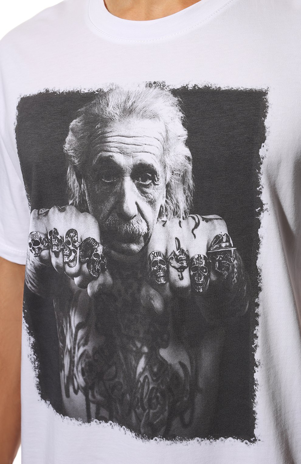 Хлопковая футболка BISIBIGLIO, арт. TATSKULL EISTEIN/2212 RIF (C0TT0NE PESANTE), фото 5