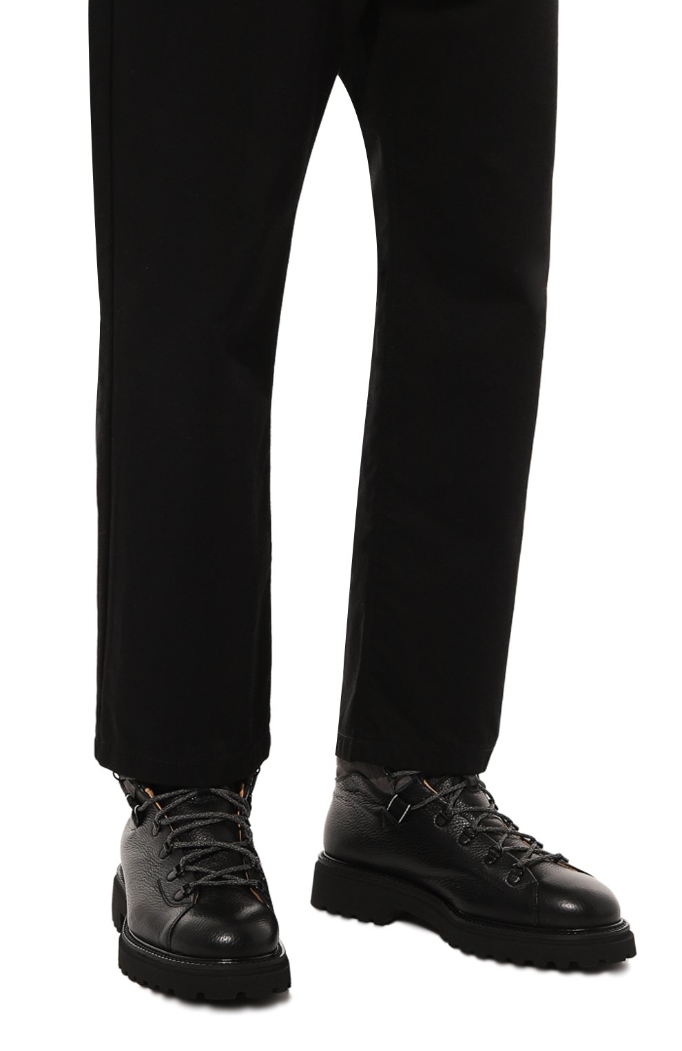 Кожаные хайкеры CAMERLENGO, арт. 16387/NER0, фото 3