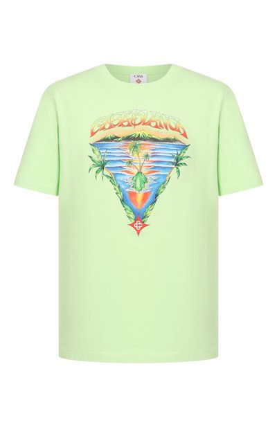 Мужская хлопковая футболка CASABLANCA, арт. M-SP26-JTS-001-20-EX-BC