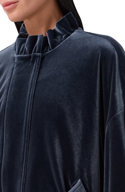 Бархатный бомбер EMPORIO ARMANI, арт. EW004145/AF13341, фото 5