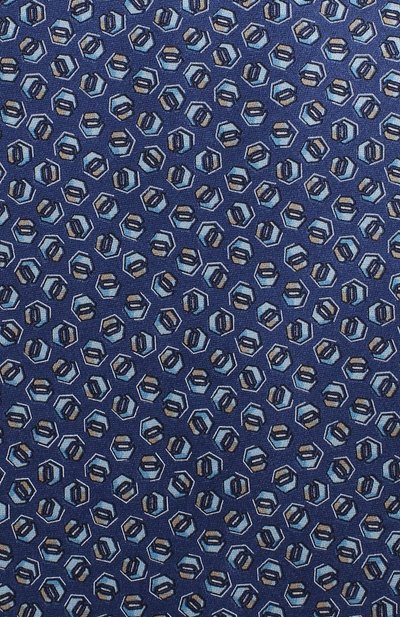 Комплект из галстука и платка LANVIN синего цвета по цене 19950 руб., арт. 4000/TIE SET, фото 2 Комплект из галстука и платка LANVIN, арт. 4000/TIE SET, фото 2