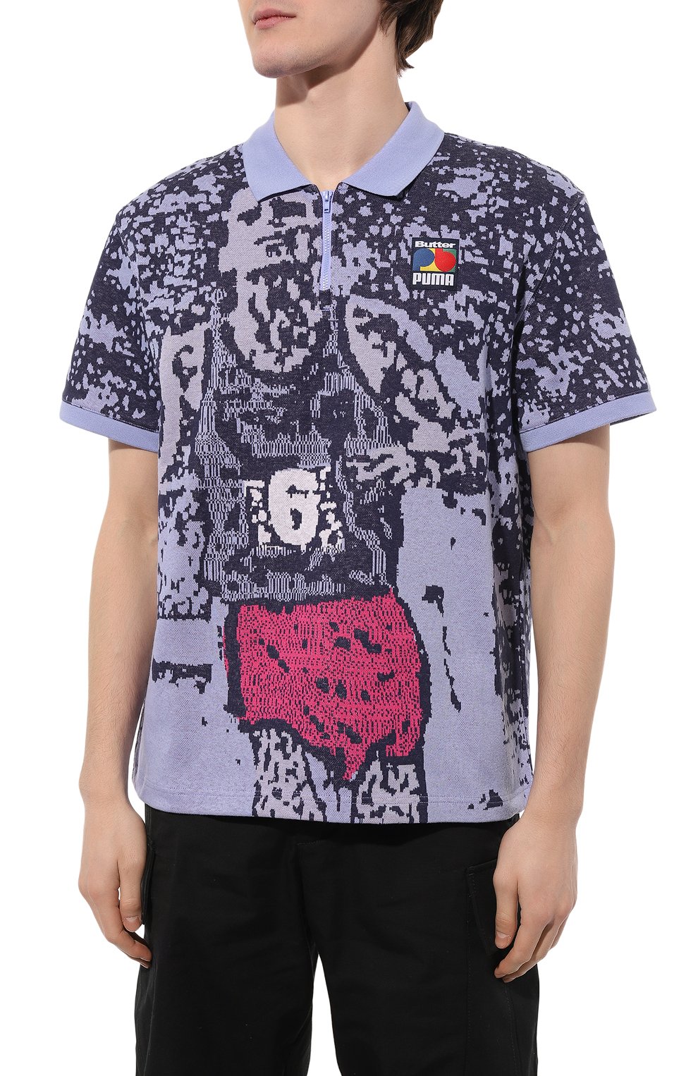 Хлопковое поло puma x butter goods PUMA фиолетового цвета по цене 11400 руб., арт. 53405986, фото 3 Хлопковое поло puma x butter goods PUMA, арт. 53405986, фото 3