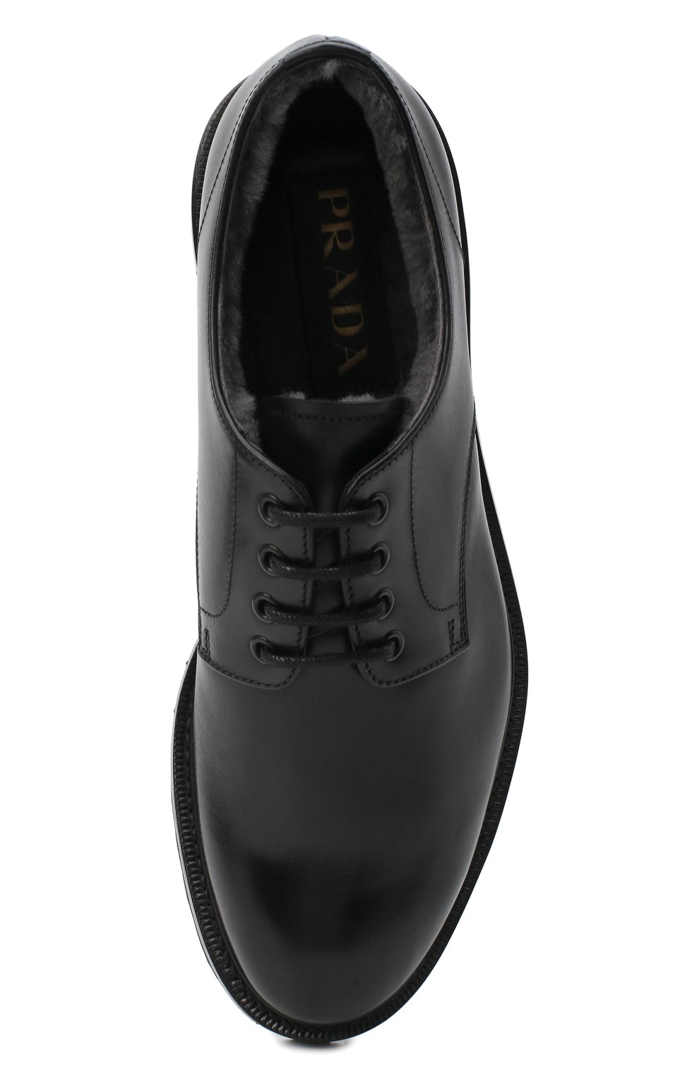 Кожаные дерби PRADA, арт. 2EF053-3F98-F0632-A000, фото 5