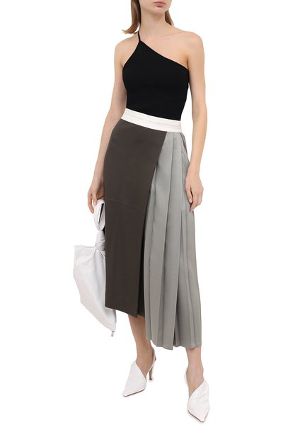 Кожаные туфли bv point BOTTEGA VENETA белого цвета по цене 76950 руб., арт. 630183/VBP10, фото 2 Кожаные туфли bv point BOTTEGA VENETA, арт. 630183/VBP10, фото 2