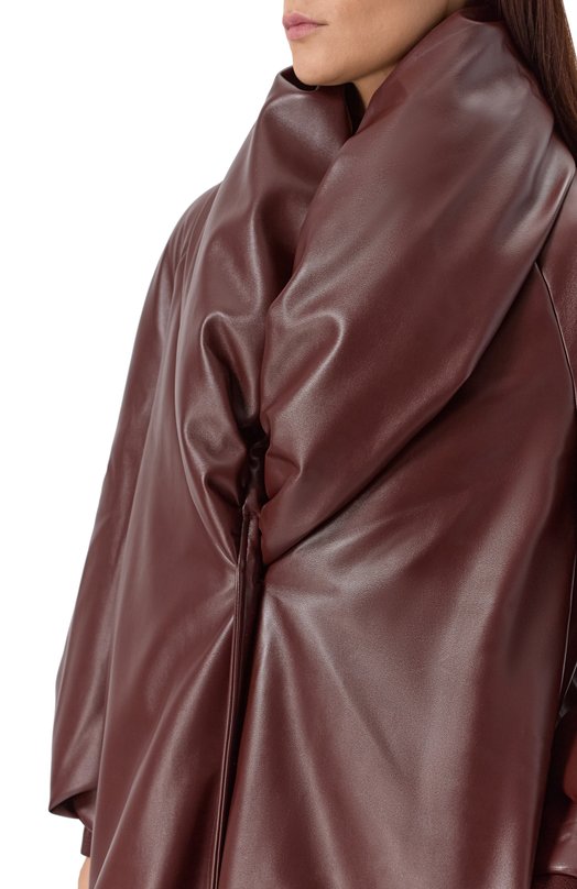 Куртка из экокожи ROWEN ROSE C0AT_RR437_V2/EC0 LEATHER Коричневый  C0AT_RR437_V2/EC0 LEATHER Фото 5