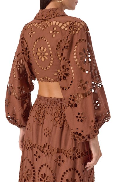 Хлопковая блузка MC2 SAINT BARTH, арт. STBW FEBE/00378H, фото 4