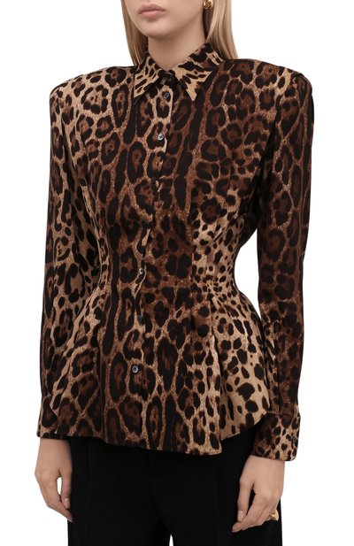 Шелковая рубашка DOLCE & GABBANA, арт. F5092T/FSADD, фото 3