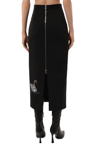 Юбка с отделкой стразами MSGM, арт. 3742MDD12X/247810, фото 4