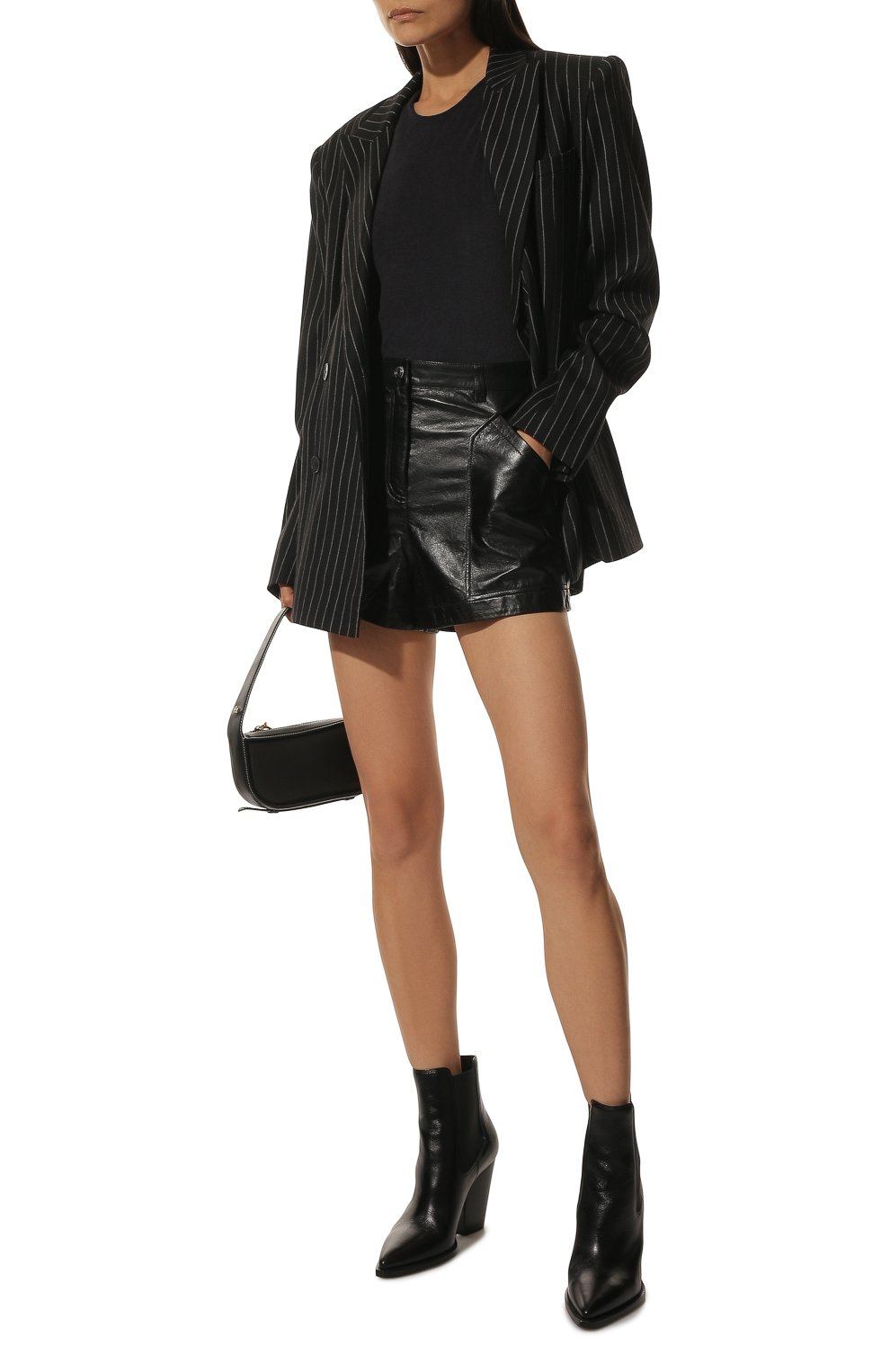 Кожаные шорты IRO, арт. WP30M0LLER, фото 2