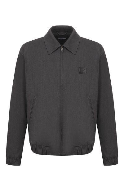 Мужской шерстяной бомбер DOLCE & GABBANA, арт. G9BMUT/FUZFG