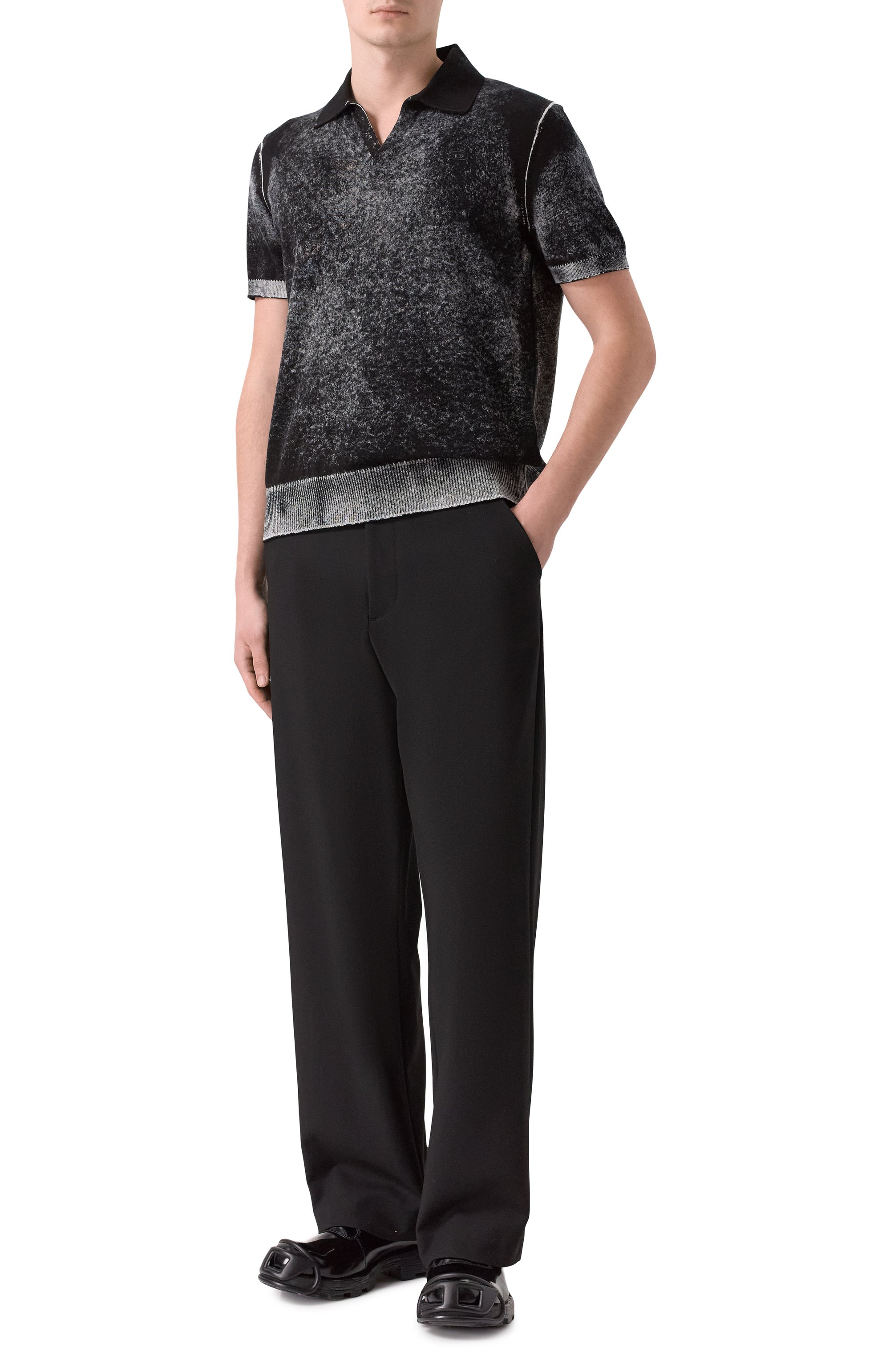 Хлопковое поло DIESEL, арт. A21749/0BKCB, фото 2