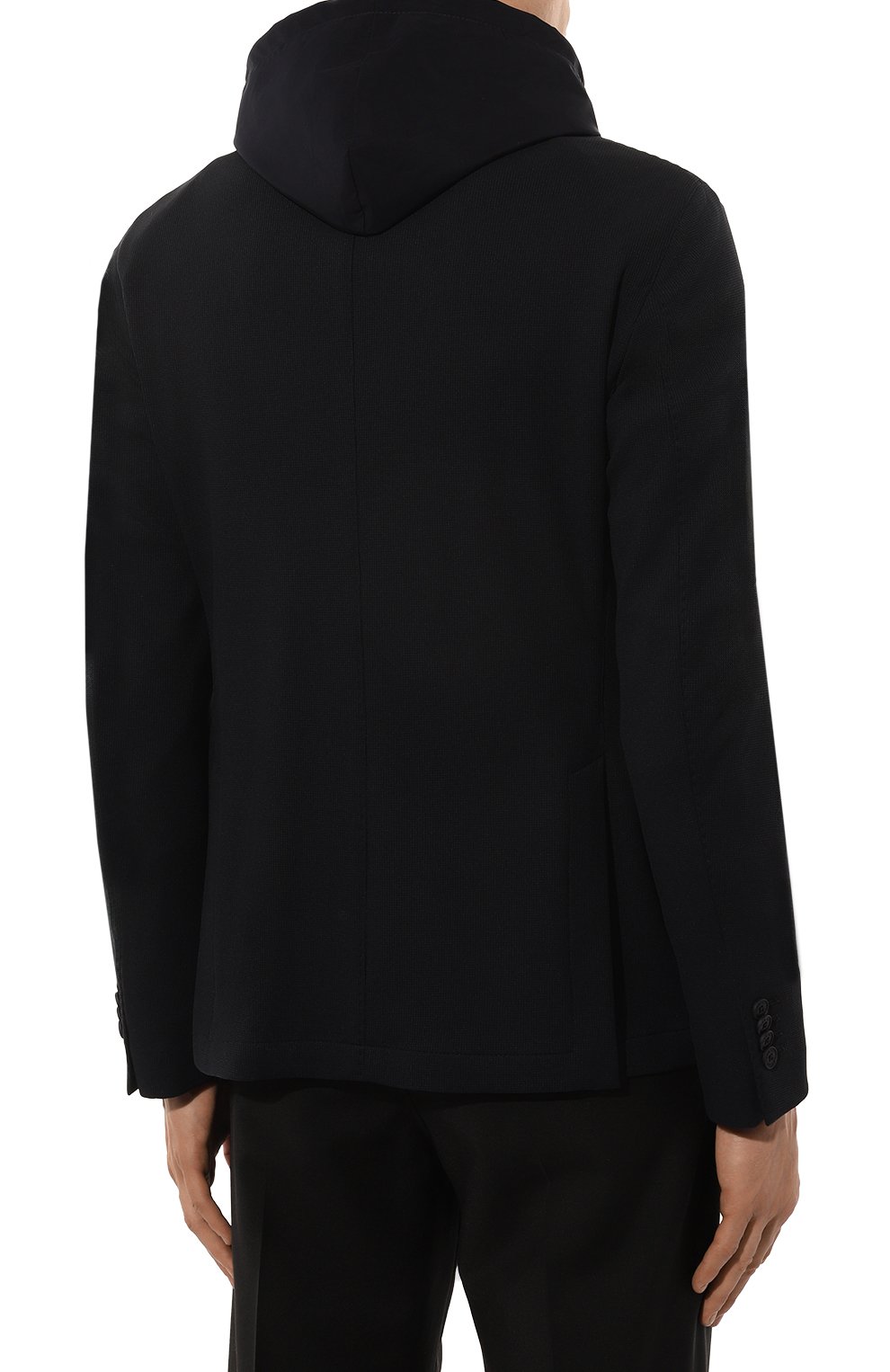 Однобортный пиджак L.B.M. 1911 темно-синего цвета по цене 113000 руб., арт. 2846/25204, фото 6 Однобортный пиджак L.B.M. 1911, арт. 2846/25204, фото 6