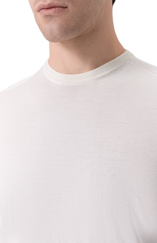 Шелковый джемпер Colombo MA04863/4-120AN Кремовый  MA04863/4-120AN Фото 5