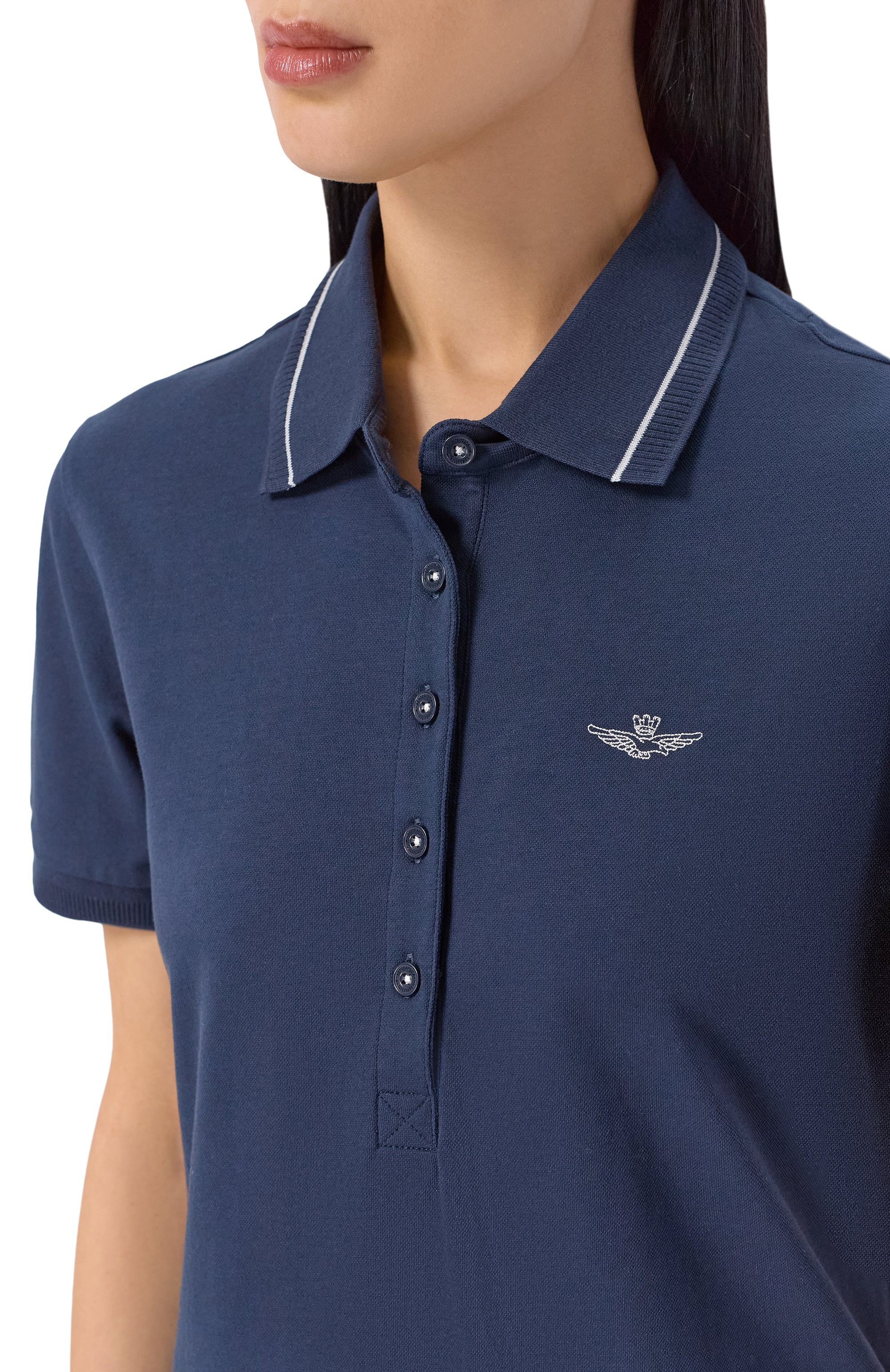 Хлопковое поло AERONAUTICA MILITARE, арт. P01911DP00343, фото 5