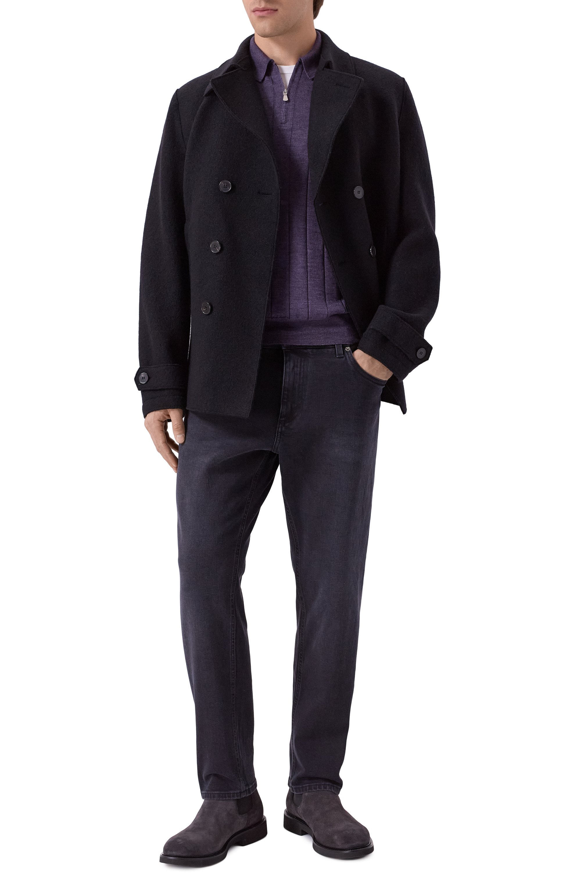 Замшевые челси DOUCAL'S, арт. DU1343GEN0UF009N, фото 2