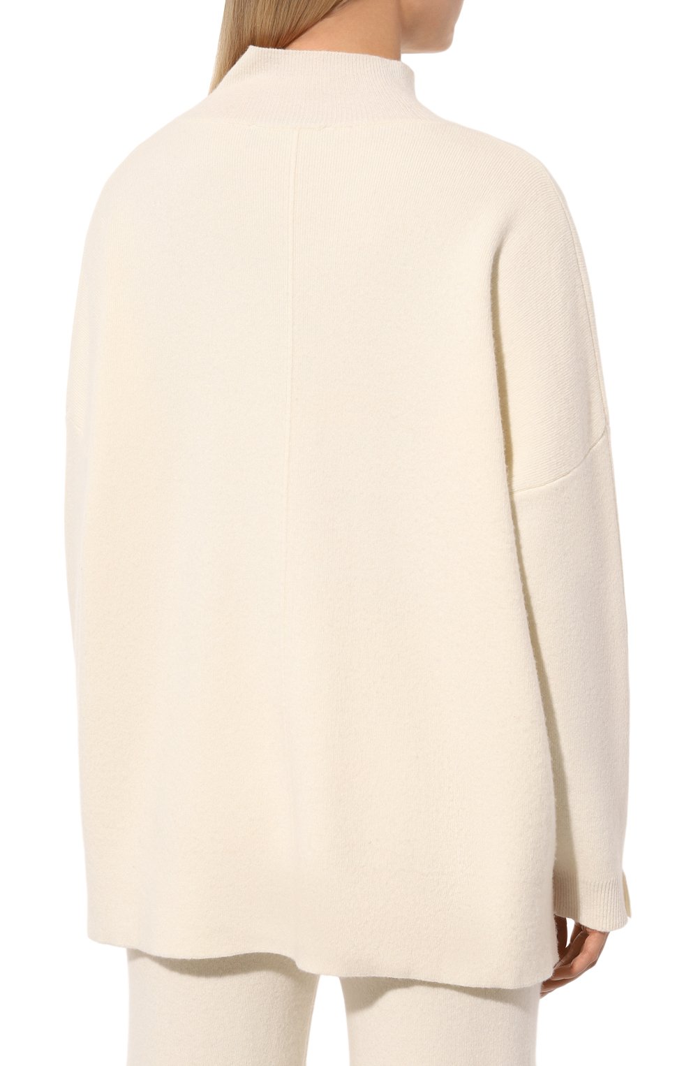 Свитер из шерсти и вискозы PIETRO BRUNELLI белого цвета по цене 27450 руб., арт. MAB015/WS0011, фото 4 Свитер из шерсти и вискозы PIETRO BRUNELLI, арт. MAB015/WS0011, фото 4