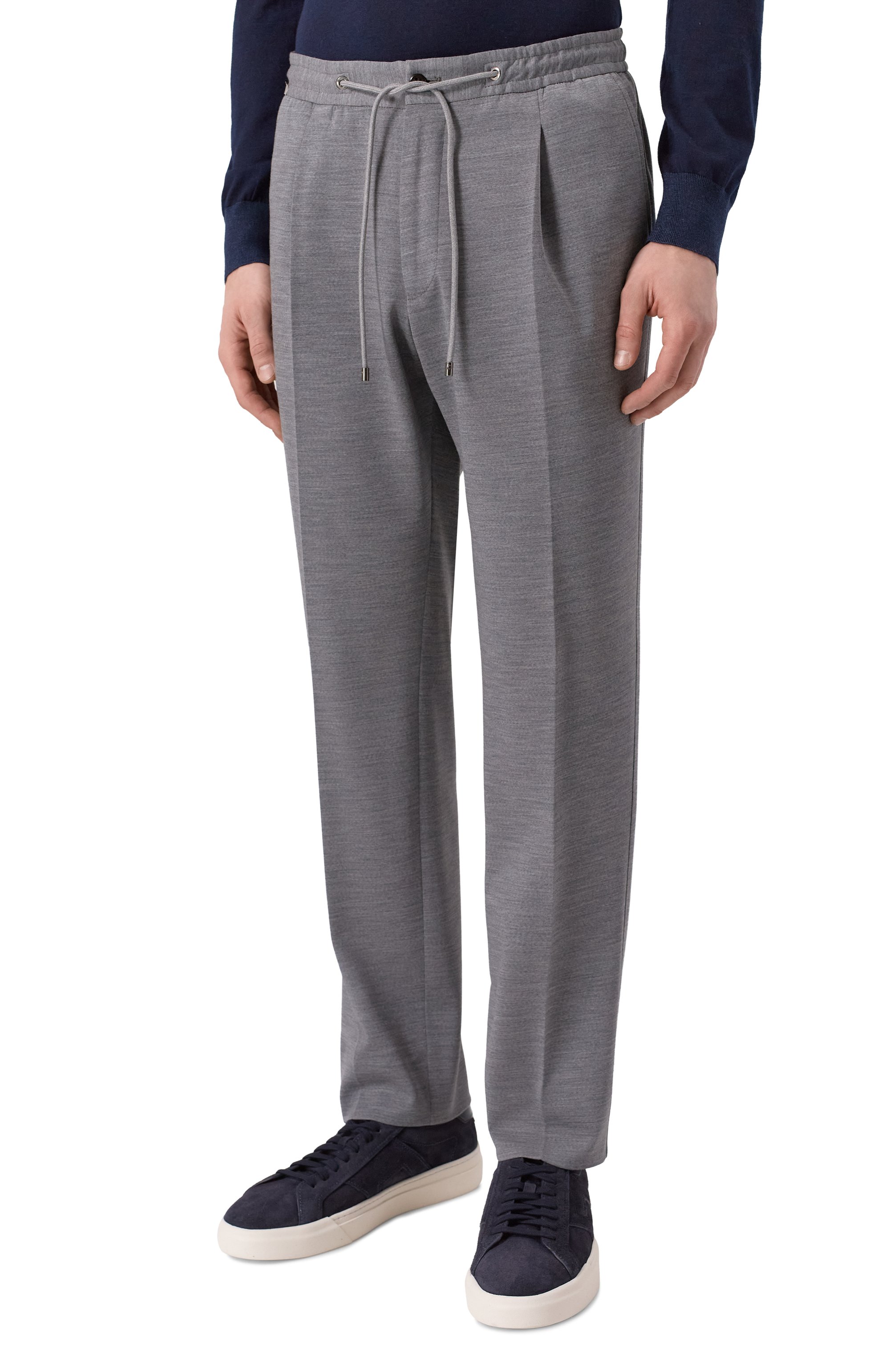 Брюки из шерсти и хлопка CORNELIANI, арт. 274L19/2718800, фото 3