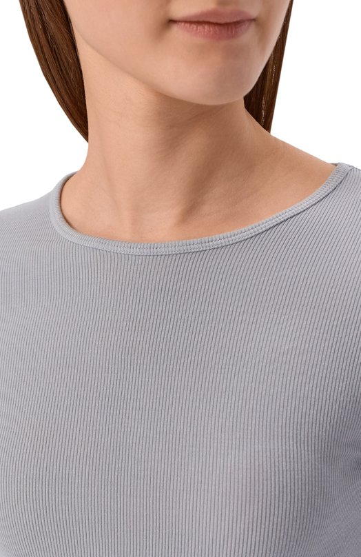 Лонгслив из вискозы MSGM 4041MDM116N/267130 Серый  4041MDM116N/267130 Фото 5