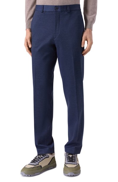 Брюки HUGO темно-синего цвета по цене 19950 руб., арт. 50544601, фото 3 Брюки HUGO, арт. 50544601, фото 3