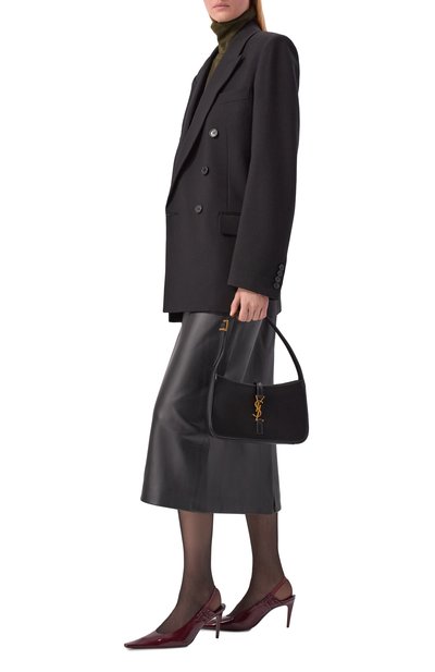 Кожаные туфли anne-marie 75 SAINT LAURENT, арт. 841183/AAEHI, фото 3