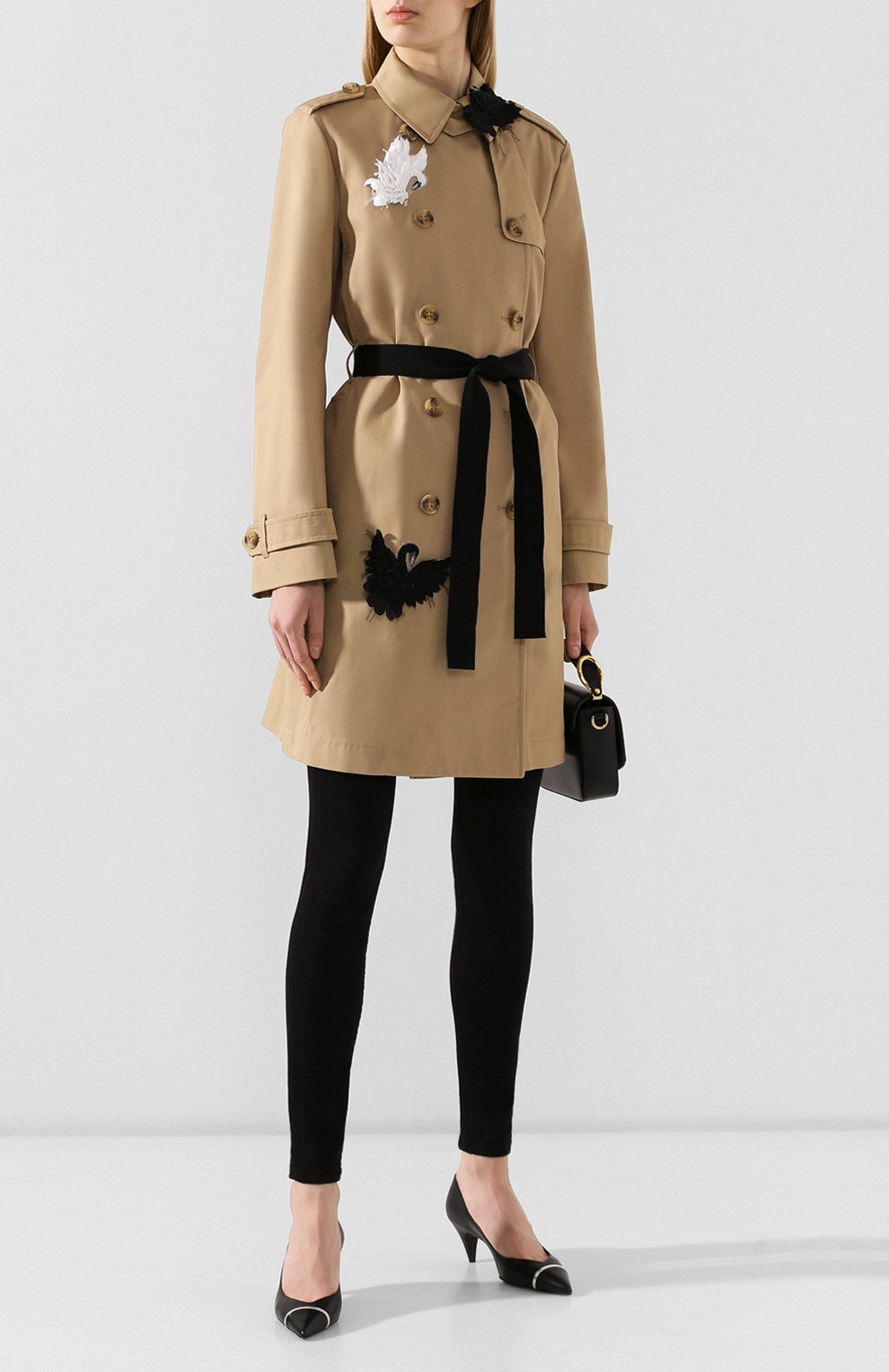 Хлопковый тренч REDVALENTINO, арт. SR3CHA10/2R3, фото 2