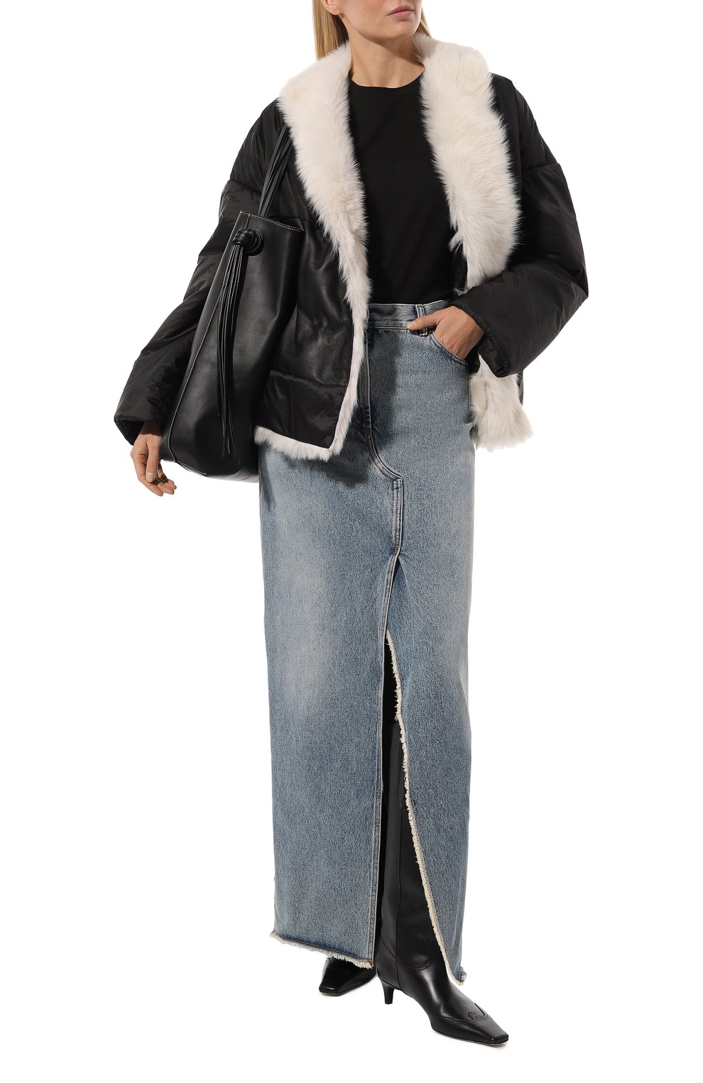 Дубленка из овчины TEGIN, арт. Renaldo-Black, фото 2