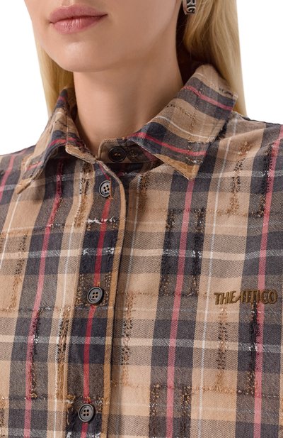 Хлопковая рубашка THE ATTICO, арт. 251WCH00004/CCC116BR, фото 5