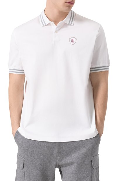 Хлопковое поло BRUNELLO CUCINELLI, арт. M0B133940T, фото 3