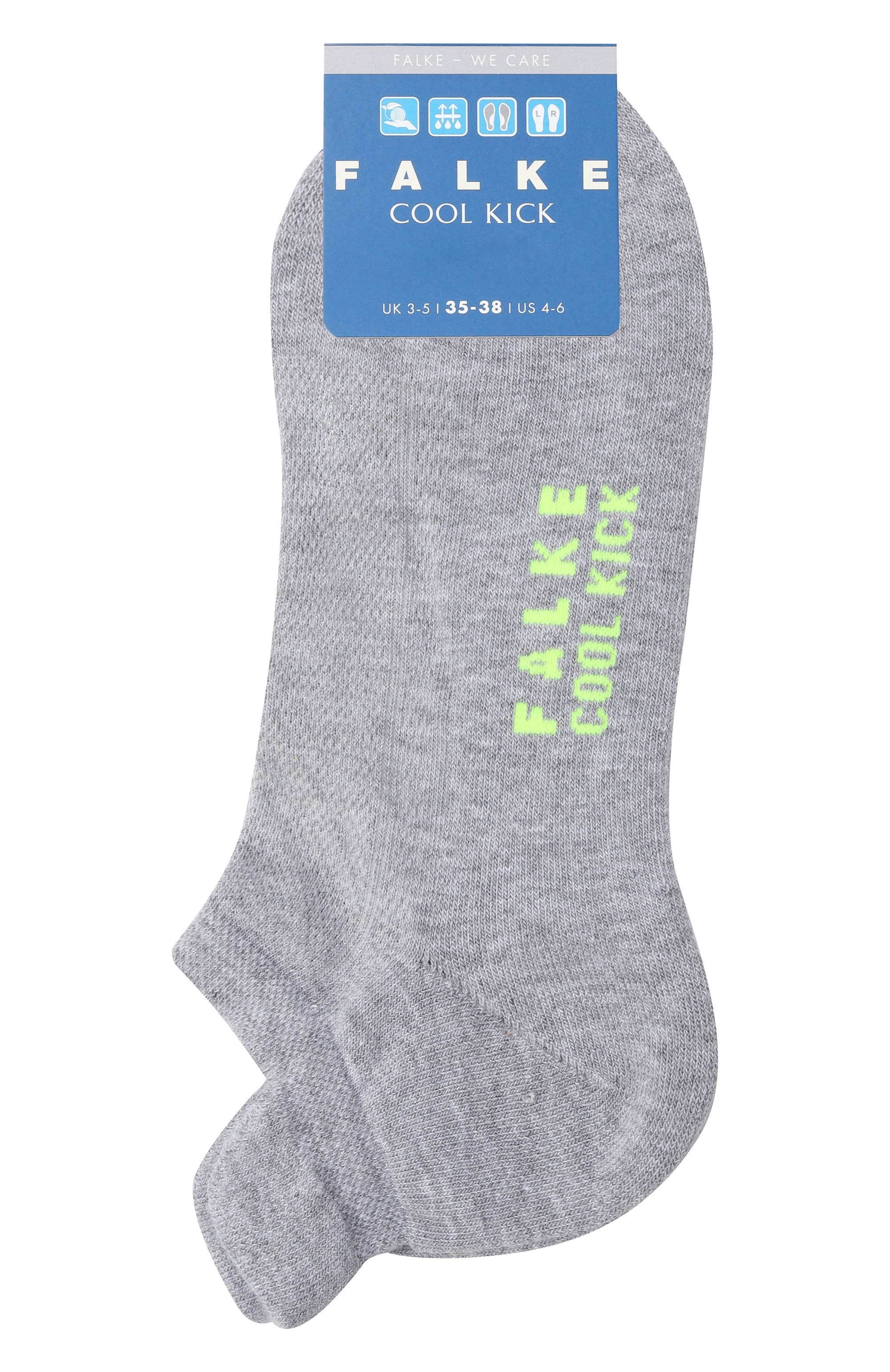 Носки FALKE серого цвета по цене 1750 руб., арт. 12206, фото 1 Носки FALKE, арт. 12206, фото 1