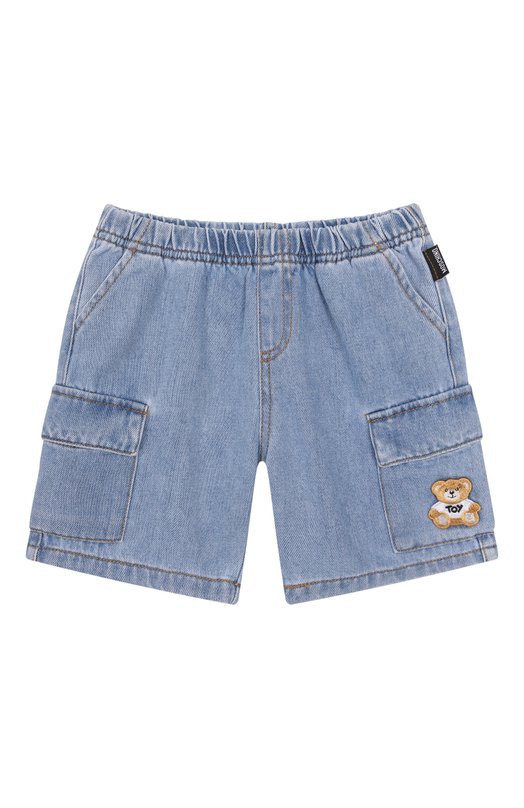 

Джинсовые шорты-карго Moschino, Голубой