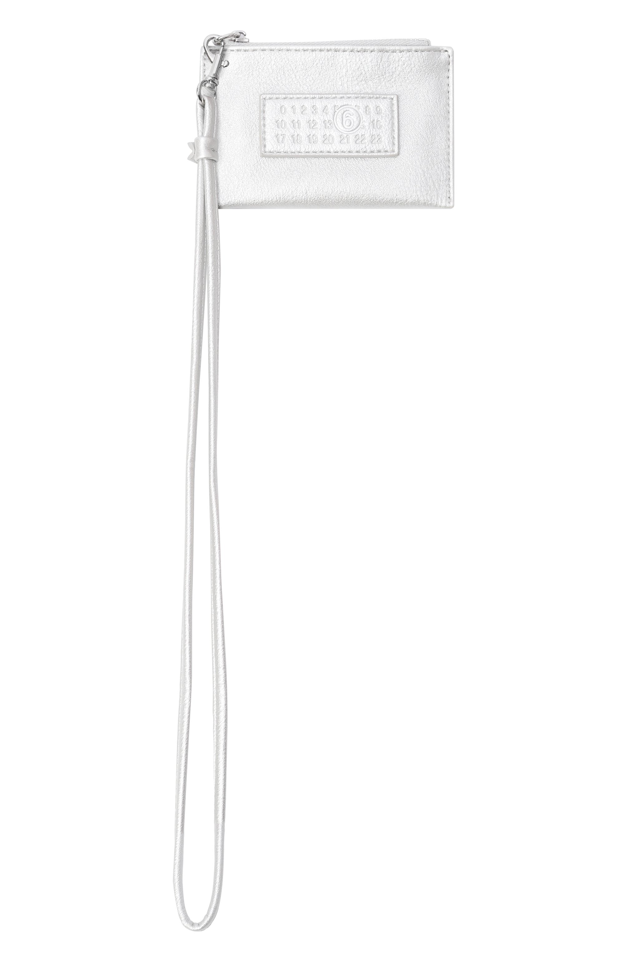 Кошелек для монет MM6 серебряного цвета по цене 28100 руб., арт. SA5UI0032/P8396, фото 4 Кошелек для монет MM6, арт. SA5UI0032/P8396, фото 4