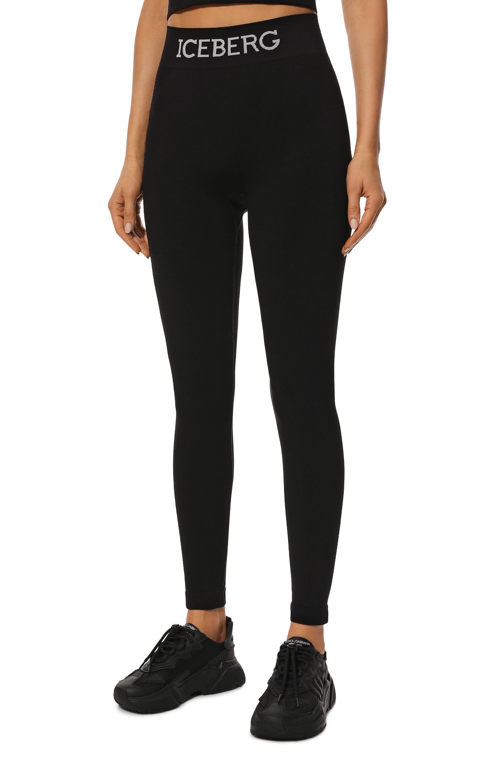 Легинсы ICEBERG черного цвета по цене 18350 руб., арт. 22E I2P0/BA13/6303, фото 3 Легинсы ICEBERG, арт. 22E I2P0/BA13/6303, фото 3