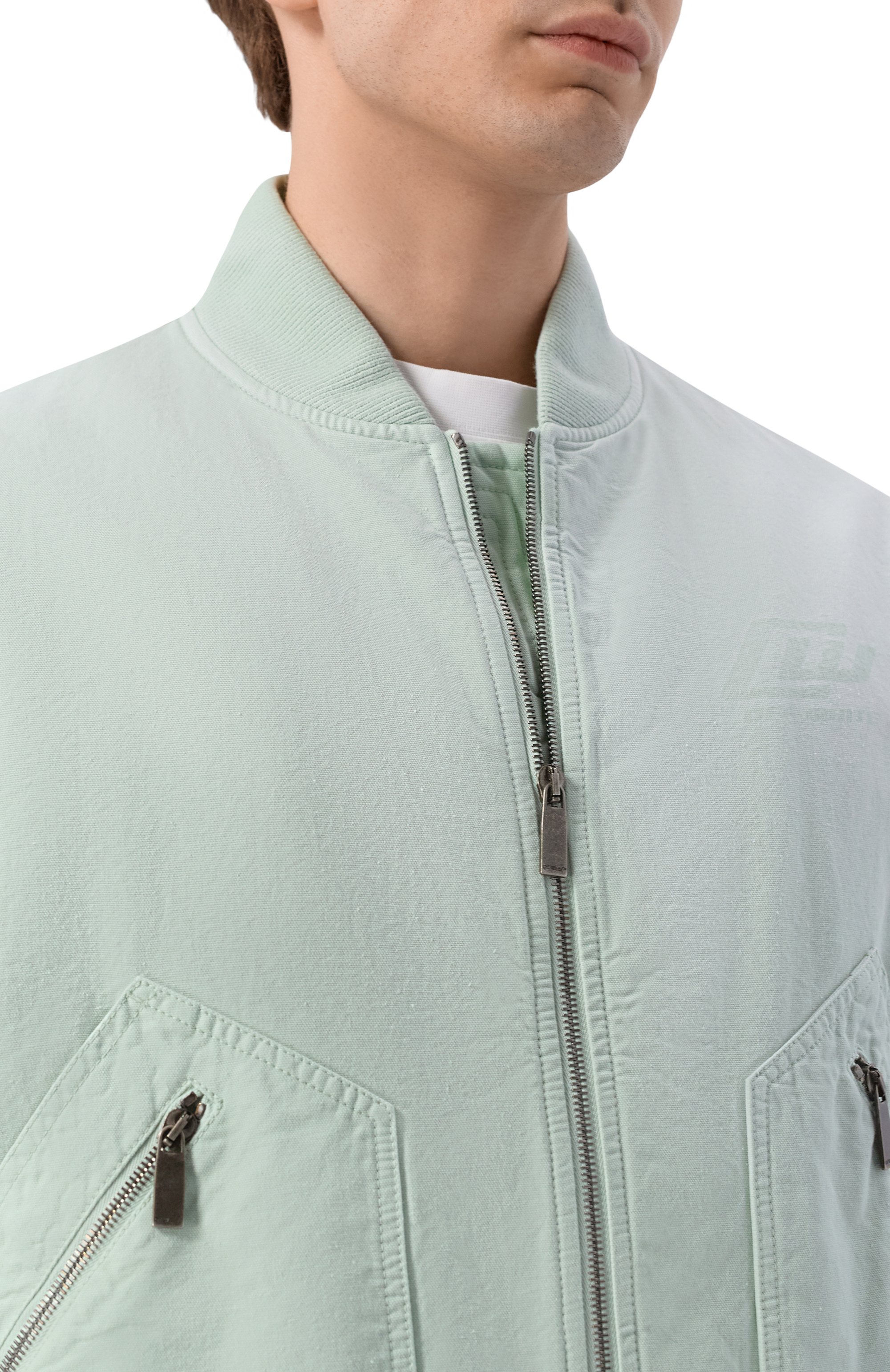 Хлопковый бомбер OFF-WHITE, арт. 0MEH050S26FAB001, фото 5