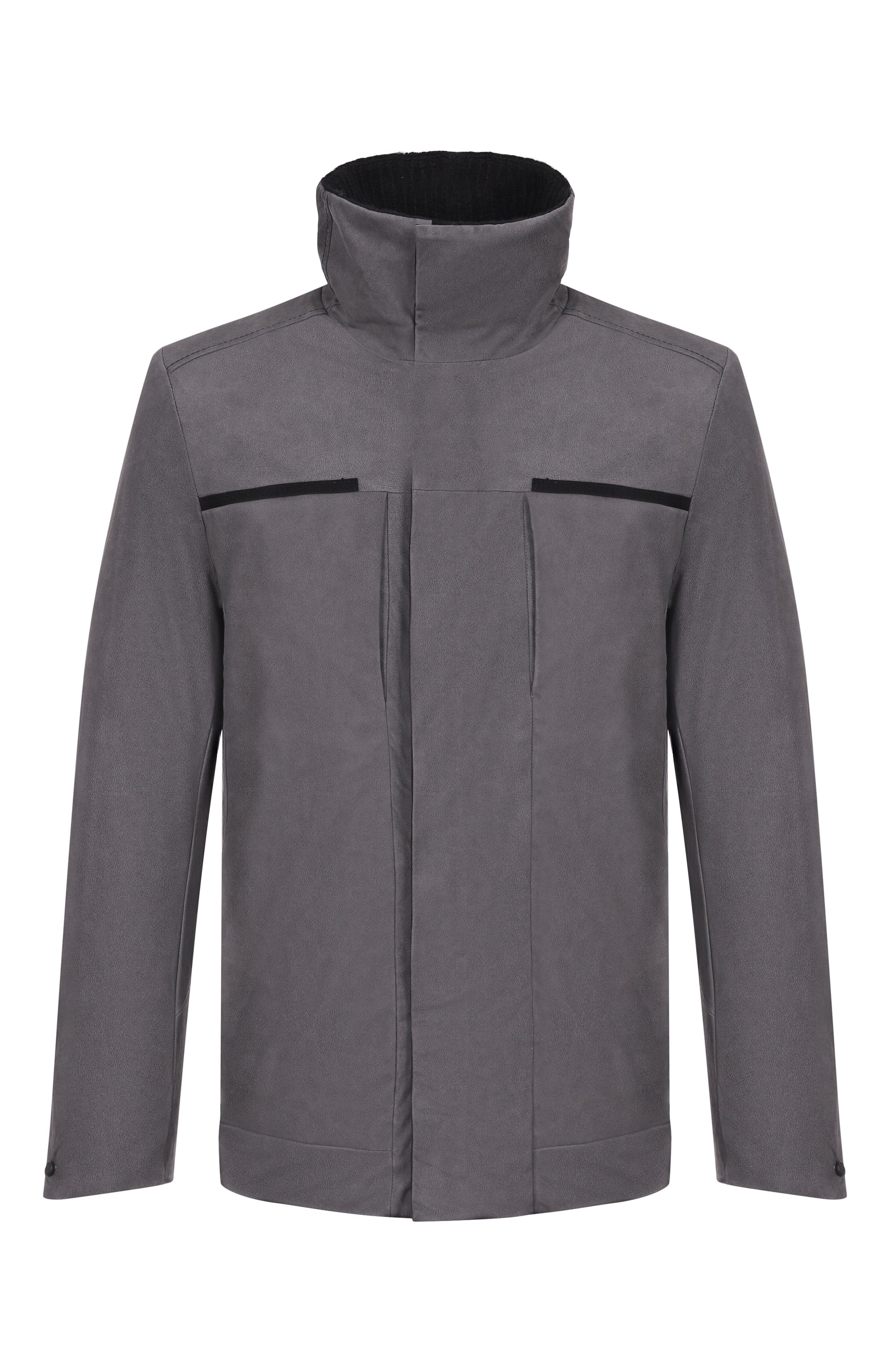 Кожаная куртка TRANSIT, арт. CFUTRBQ261, фото 1