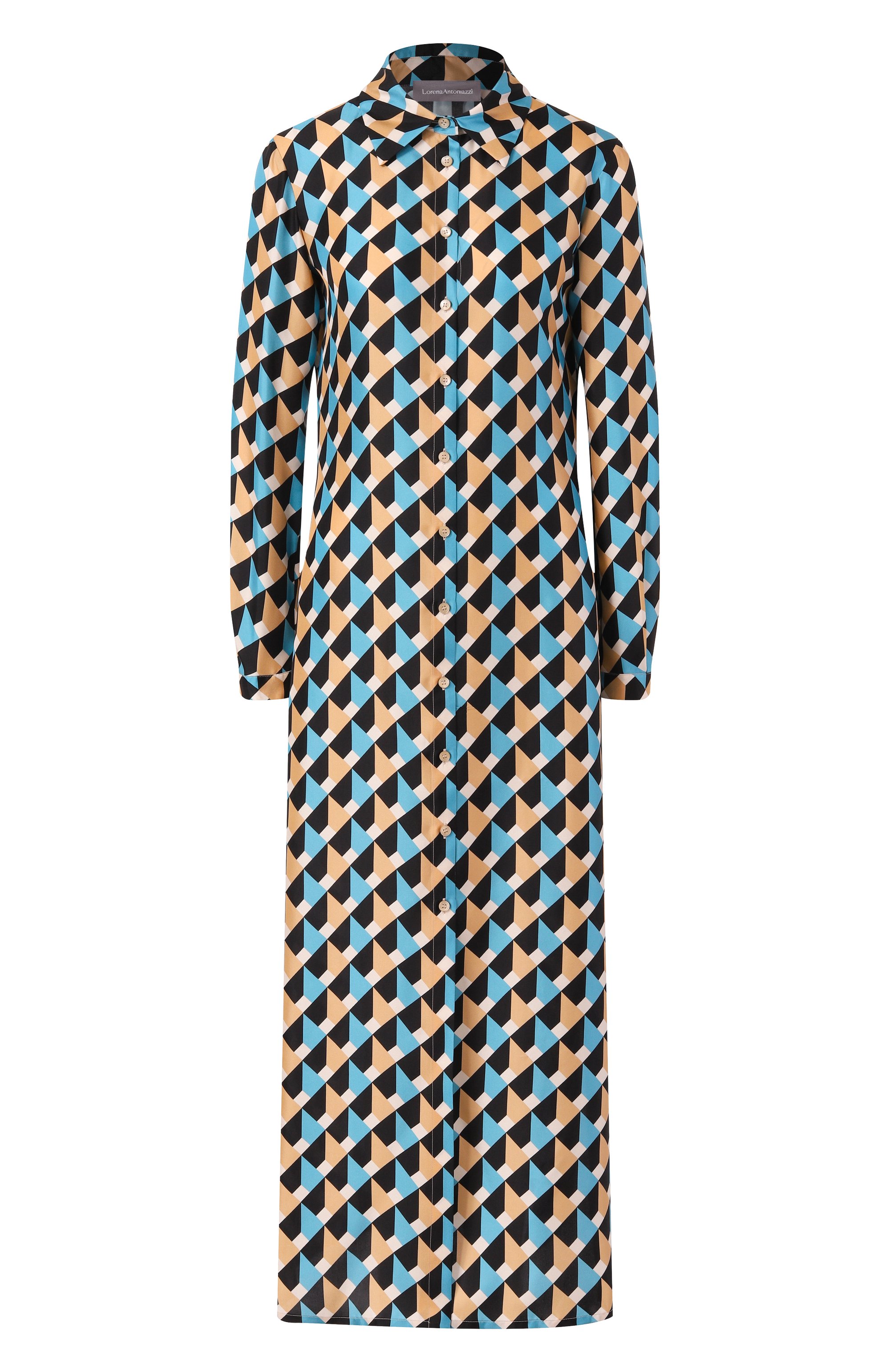 Шелковое платье LORENA ANTONIAZZI, арт. P2567AB60A/4885, фото 1