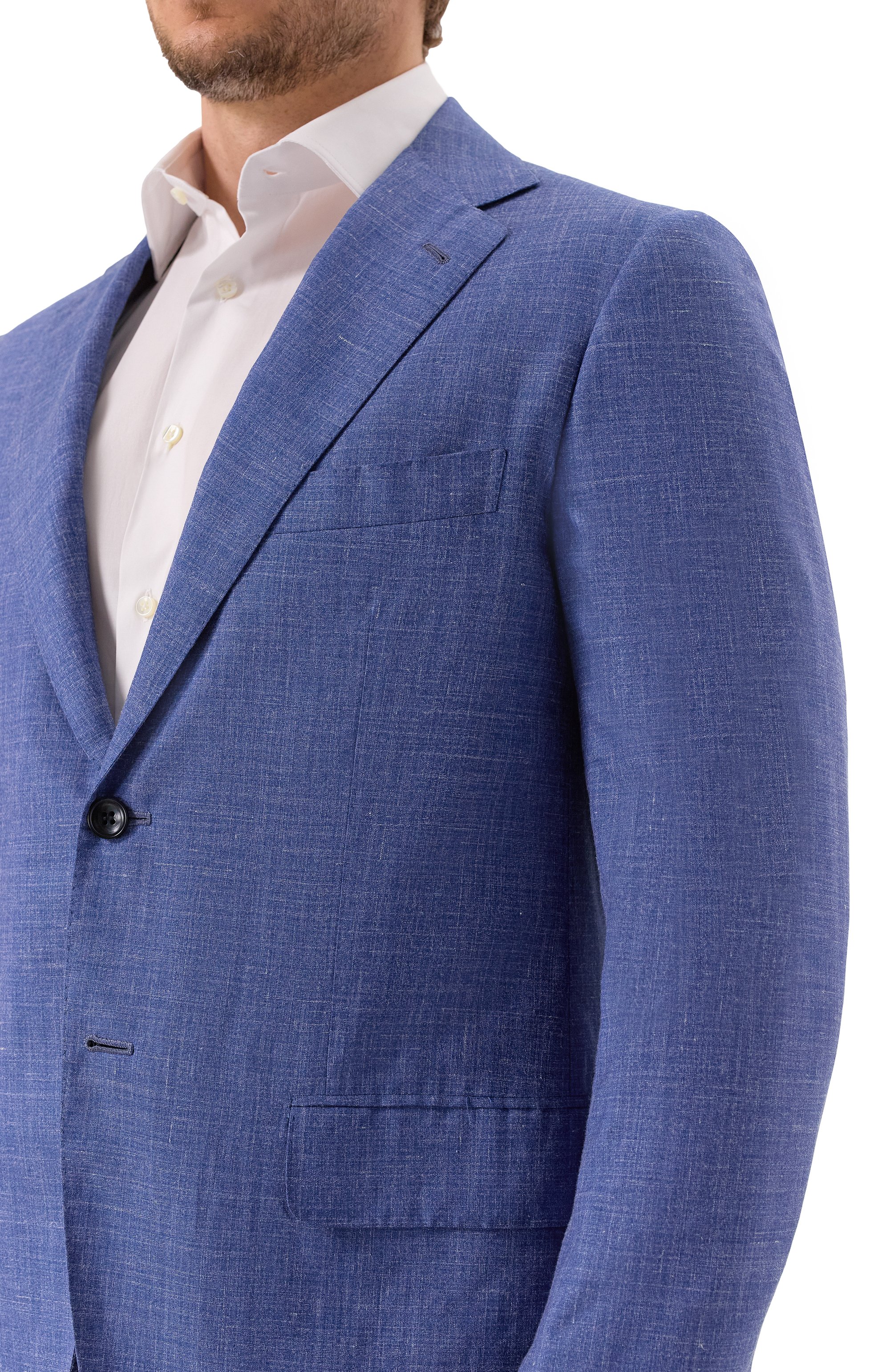 Костюм из смеси кашемира и шелка KITON, арт. UA81K06S20, фото 8