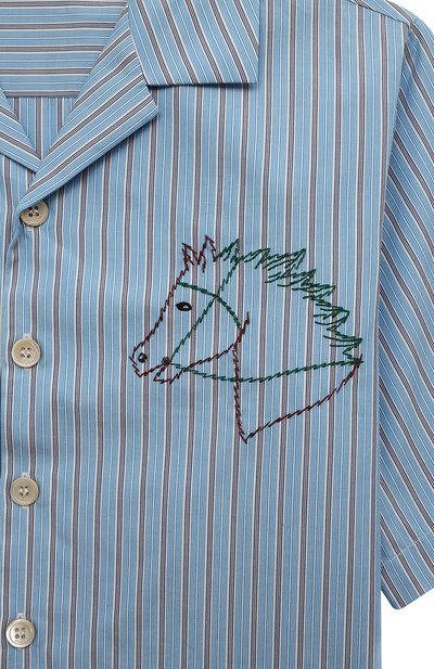 Хлопковая рубашка GUCCI, арт. 591634 XWAHW, фото 3