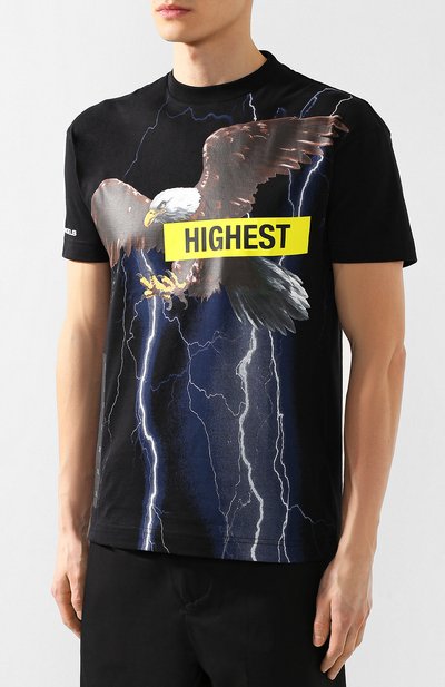 Хлопковая футболка PALM ANGELS, арт. PMAA001S194130311088, фото 3