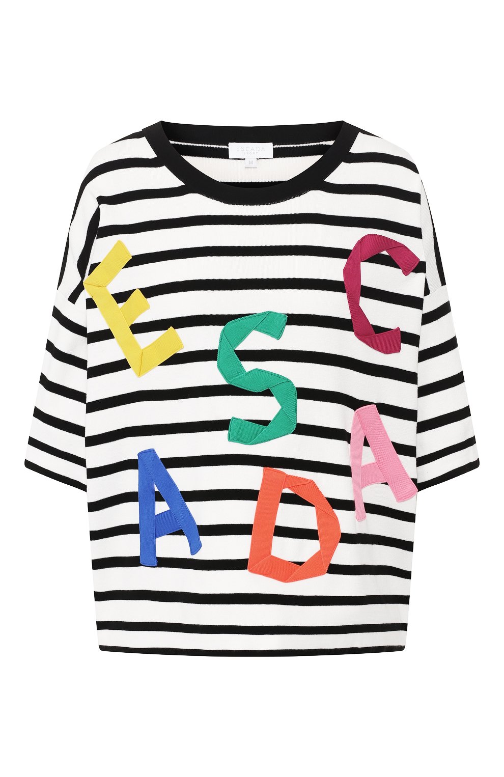 Хлопковый топ ESCADA SPORT разноцветного цвета по цене 29750 руб., арт. 5029256, фото 1 Хлопковый топ ESCADA SPORT, арт. 5029256, фото 1