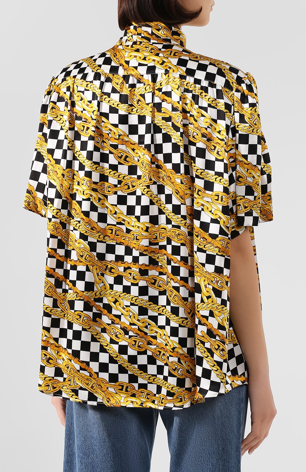 Атласная блузка BALENCIAGA, арт. 602571/TGL10, фото 4
