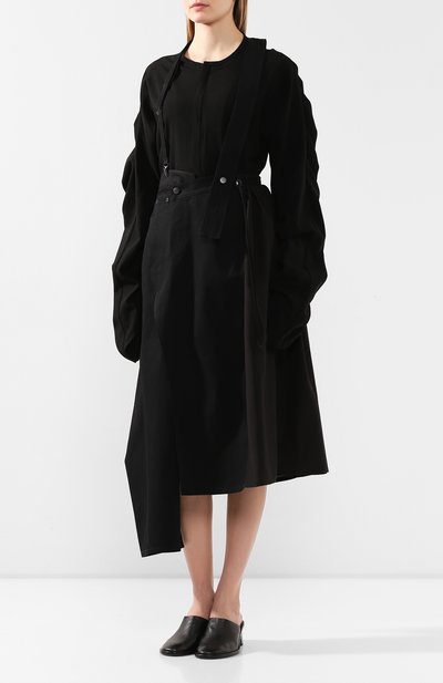 Хлопковые брюки YOHJI YAMAMOTO, арт. FS-P53-801, фото 3