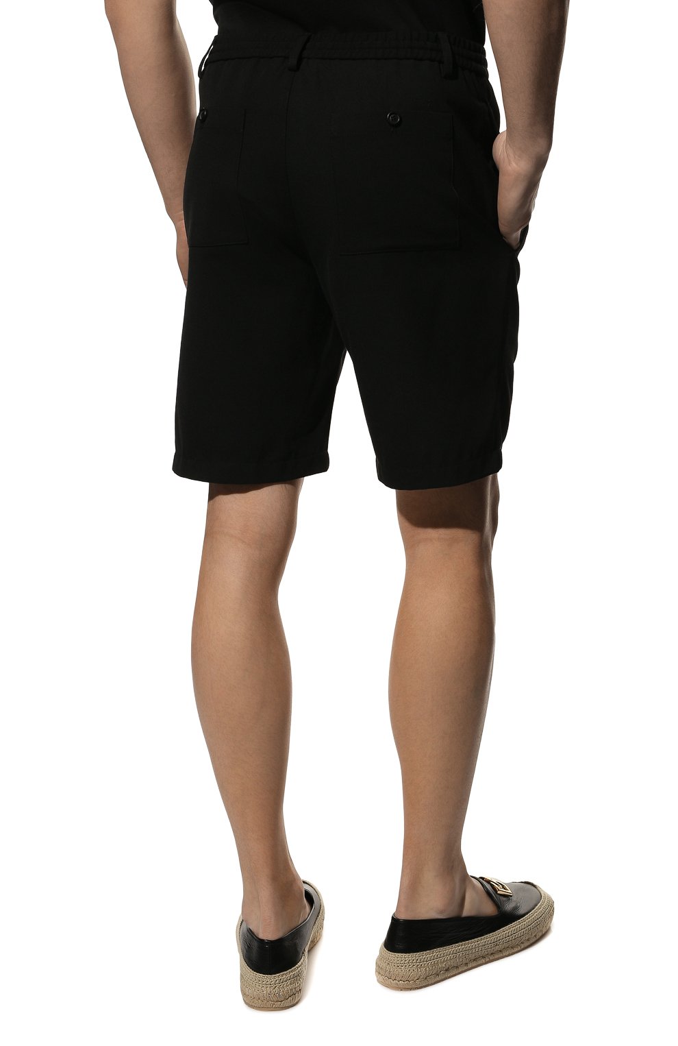 Шорты AMI черного цвета по цене 31850 руб., арт. HS0300.219, фото 4 Шорты AMI, арт. HS0300.219, фото 4