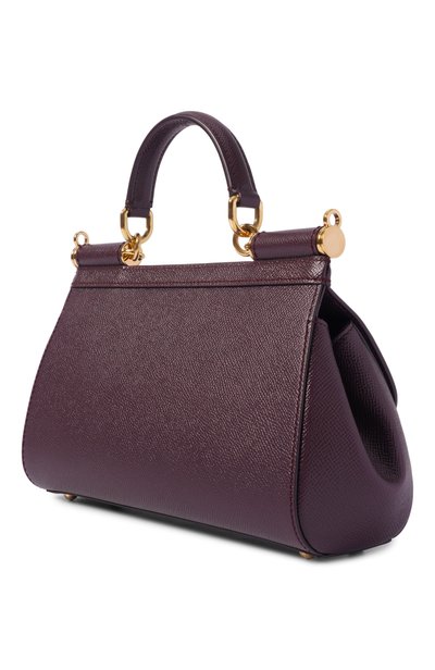 Сумка sicily DOLCE & GABBANA бордового цвета по цене 145200 руб., арт. BB7652/B1001_1, фото 4 Сумка sicily DOLCE & GABBANA, арт. BB7652/B1001_1, фото 4